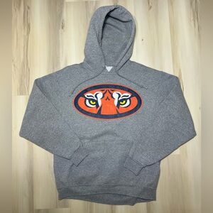 NCAA Auburn Tiger Eye Logo unisex Sz Large gray Hoodie graphic print College